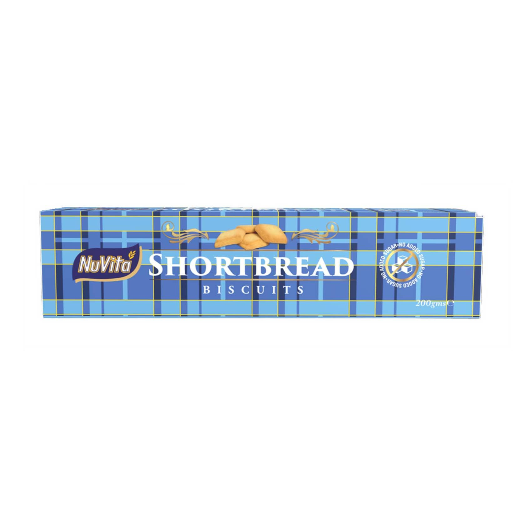 NUVITA SHORTBREAD SUGAR FREE 200G